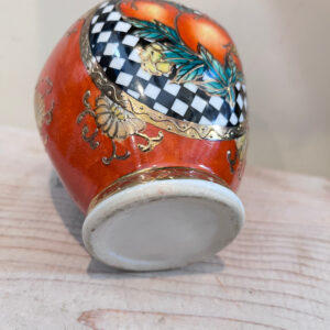 113141306 - Pomegranate on checkered - Vase - CONSIGNMENT