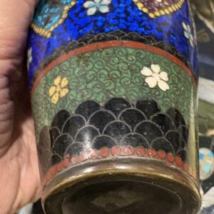 Japanese Gintari Stile Vase