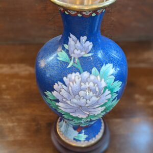 Large Vintage Cloisonné Vase
